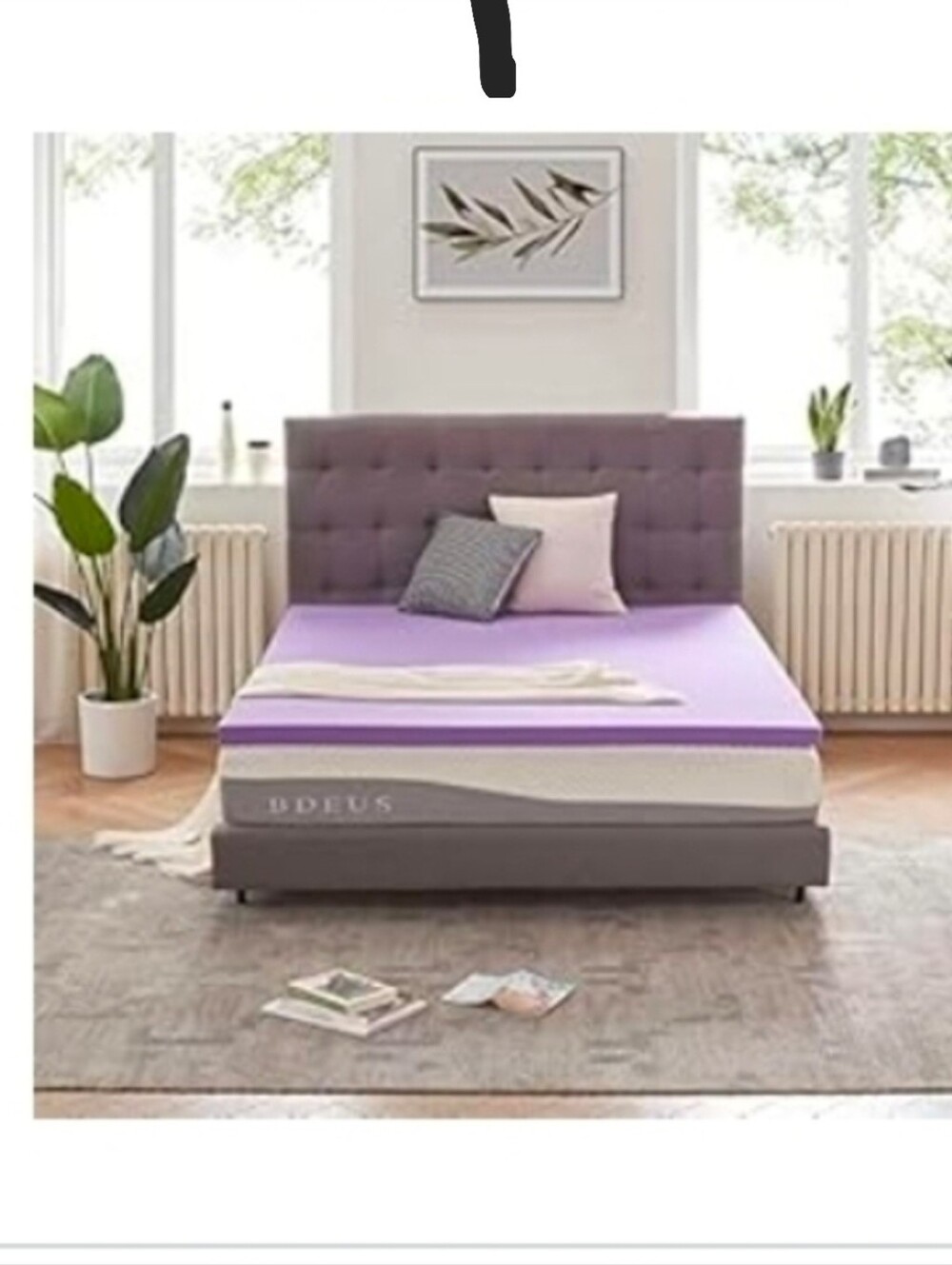 Sinweek Mattress Topper - Queen 1.5" Memory Foam. Sleep Well. New In The Box